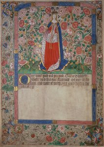Elizabeth Woodville (ca. 1437-92) Koningin-Gemalin van Koning Edward IV van Engeland (1442-83)